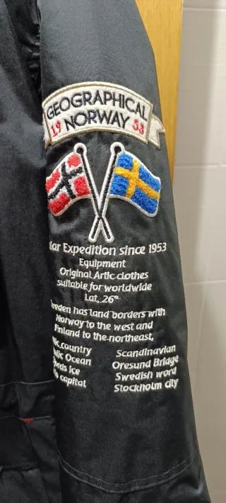 Cazadora Geographical Norway Negra