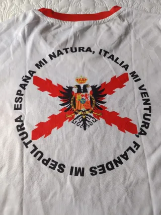 Camiseta España Cruz Borgoña Águila