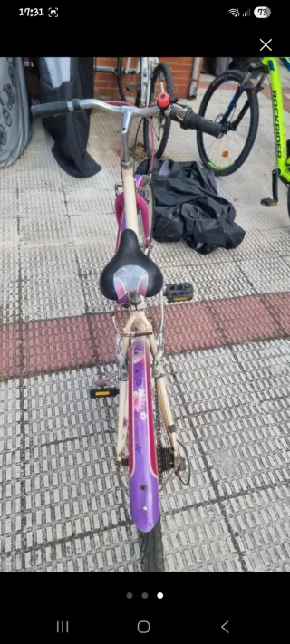 Bicicleta Infantil Niña Rosa