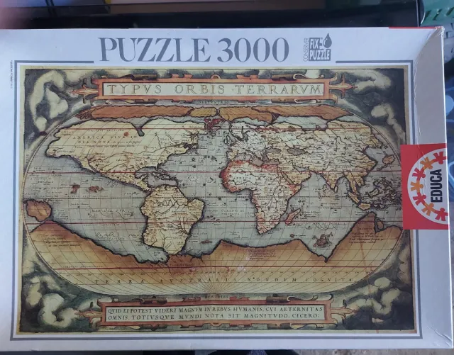 Puzzle Educa Mapa Mundi 3000 Piezas