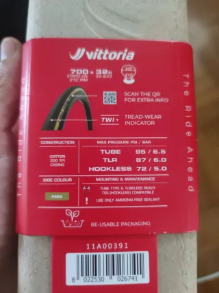 Cubierta Vittoria Corsa Pro 700x32c