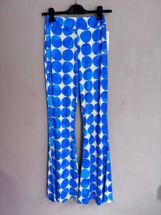 Leggings in lycra a pois