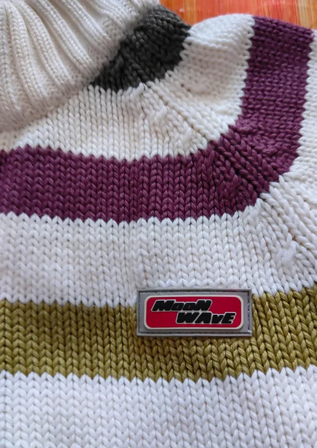 Cárdigan MoonWave Talla XS Rayas