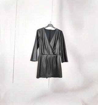 Vestito Tally Weijl similpelle nero S