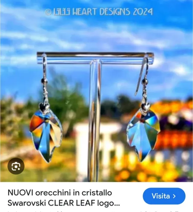 Orecchini Cristalli di Swarovski Multicolor