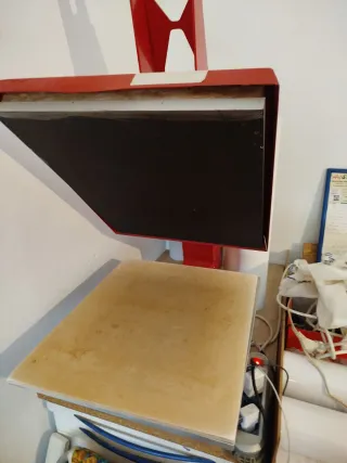 Lote de máquinas y materiales para imprimir textil