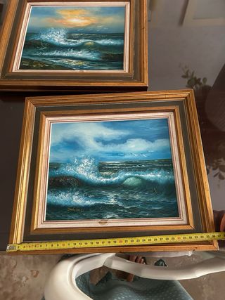 Cuadros Óleo Marinas (2)