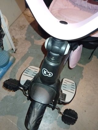 Triciclo Kinder Kraft Silla Paseo Rosa