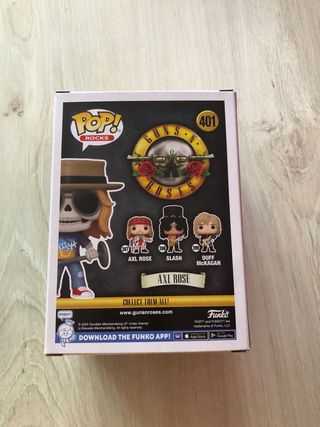 Funko Pop Axl Rose 401 Skeleton