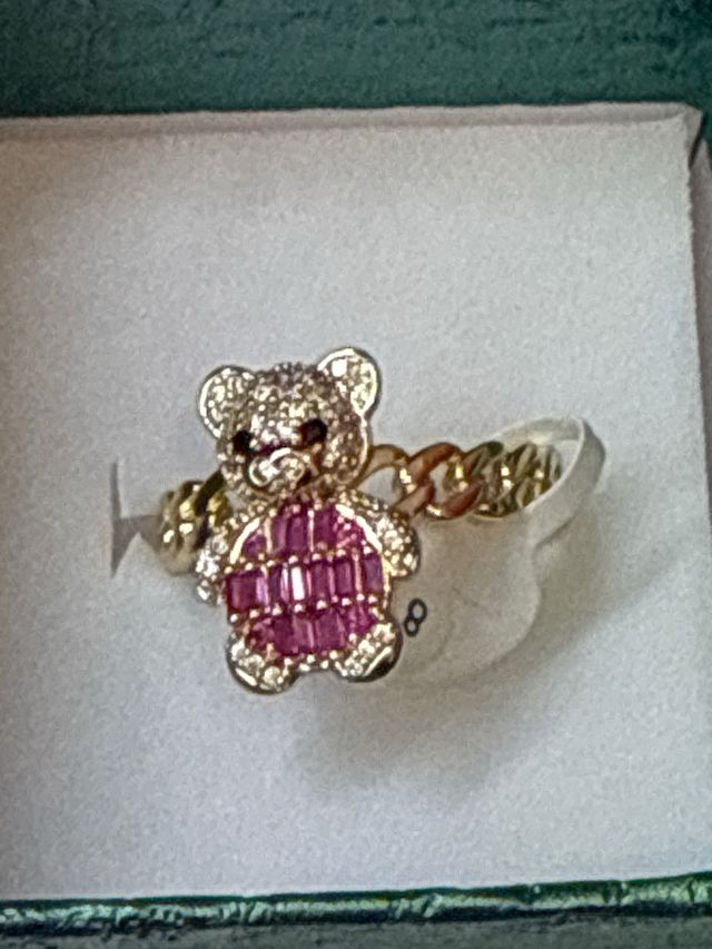 Anillo Oso 14k Laminado