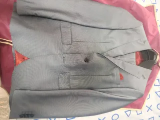Traje Chaqueta Gris Marengo Junior