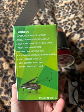 Altoparlante WS-1806 Bluetooth Radio FM USB