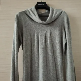 Abito lana grigio mélange 