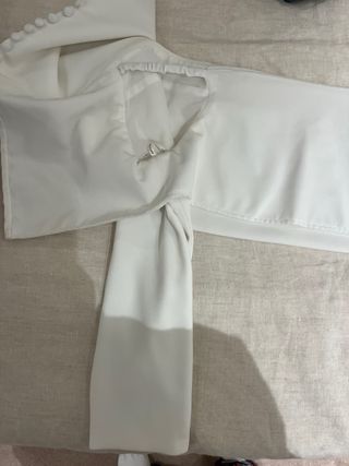 Rebeca de boda blanca