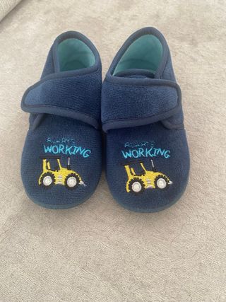 Scarpe da trattore blu per bambini taglia 25