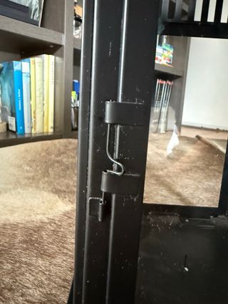 Farol grande negro para velas