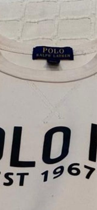 Sudadera Polo Ralph Lauren Blanca