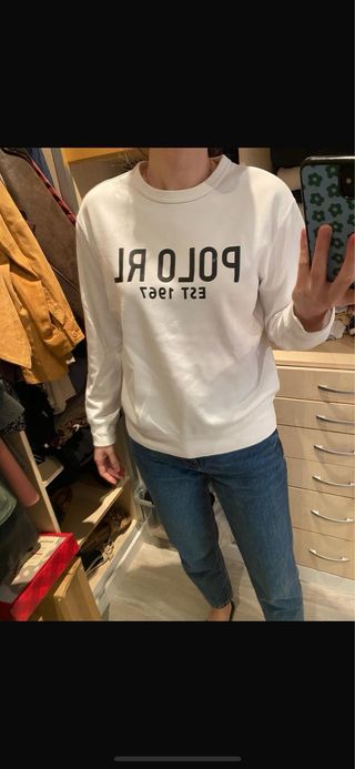 Sudadera Polo Ralph Lauren Blanca