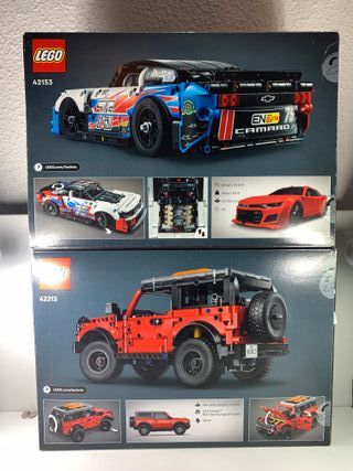 LEGO Technic Ford Bronco e NASCAR Camaro