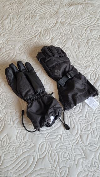 Guantes de moto largos negros