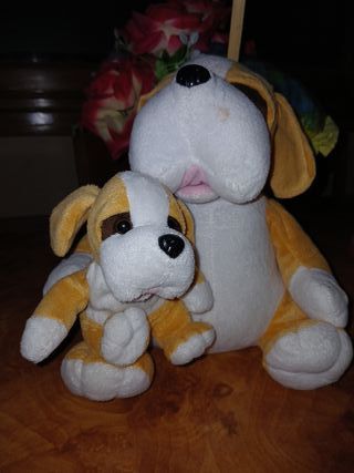 Peluche Perro Vintage Años 80