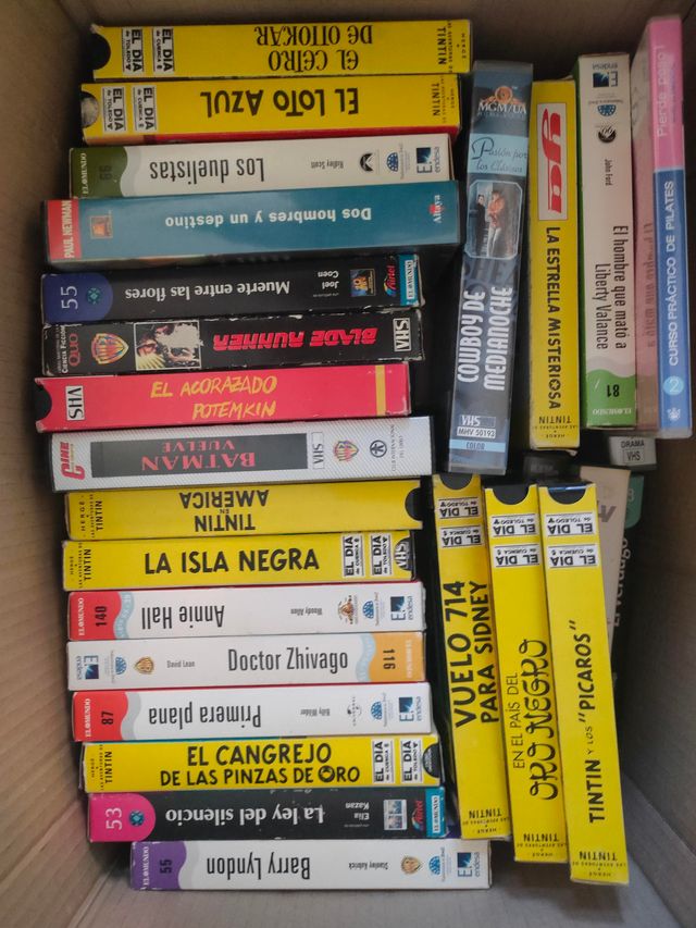 Lote Películas VHS Clásicas