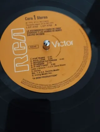 David Bowie - Ziggy Stardust Vinilo LP
