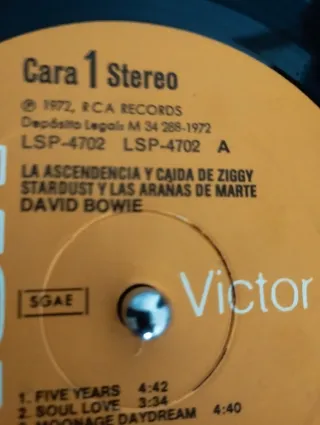 David Bowie - Ziggy Stardust Vinilo LP