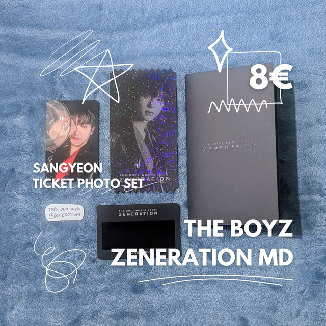 the boyz sangyeon zeneration merch