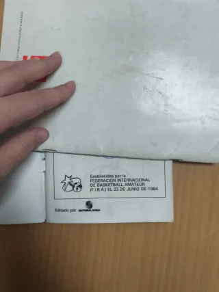 Reglas Oficiales Baloncesto FIBA 1984