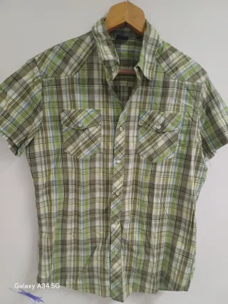 Camicia uomo a quadri taglia M