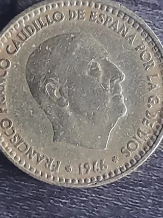Moneda 1 pts España 1966 Francisco Franco