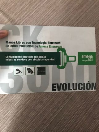 Manos Libres Bluetooth Pareot CK 3000 Evolución