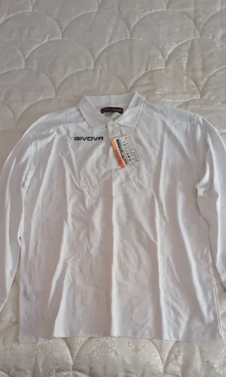 Polo uomo Givova bianco taglia XXL
