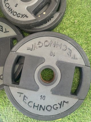Discos Technogym 10kg y 5kg