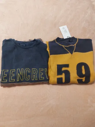 Pack 2 sudaderas chico manga larga Talla S