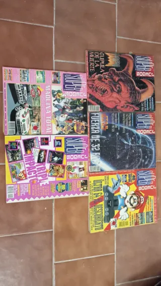 Lote Revistas SuperJuegos 31, 32, 44, 45, 59