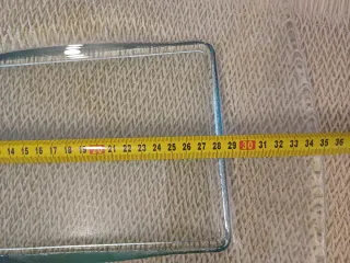 Centro de mesa cristal transparente rectangular