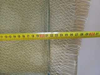 Centro de mesa cristal transparente rectangular