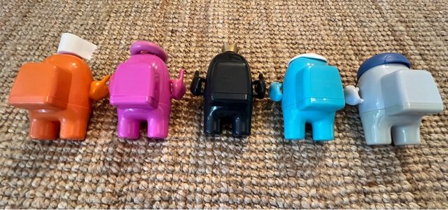 Figuras Among Us Bizak 12cm (5 uds)