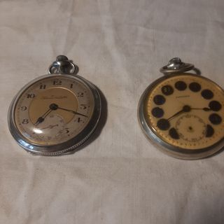 Coppia di orologi da tasca antichi