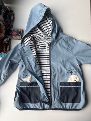 Impermeabile per bambini Bátela taglia 4. balena blu