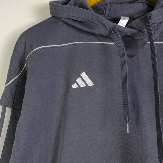 Adidas Felpa Uomo Taglia 48/50 Grigia