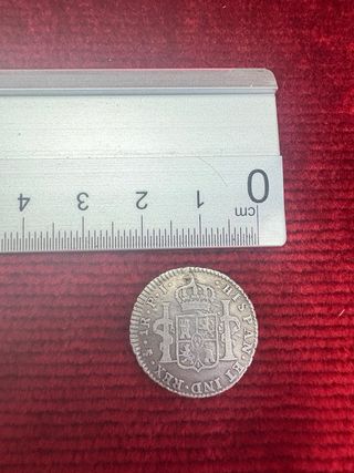 1 Real Plata Potosí 1821 Fernando VII