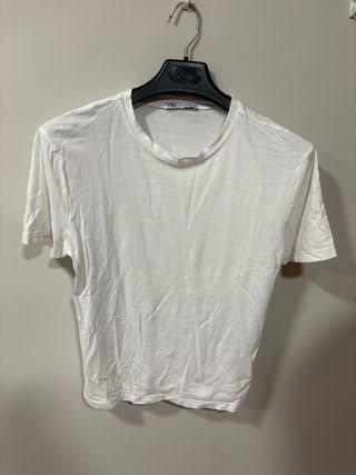 Camiseta Zara Blanca Talla M