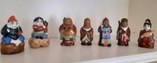 Figuras orientales decoración años 70