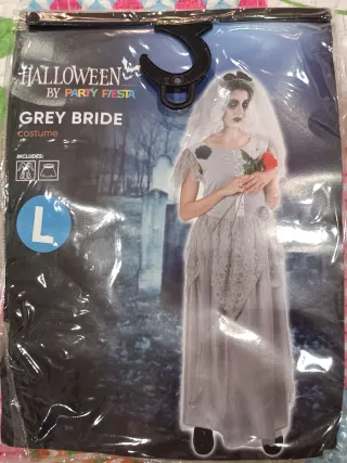 Disfraz Novia Cadáver Party Fiesta Talla L
