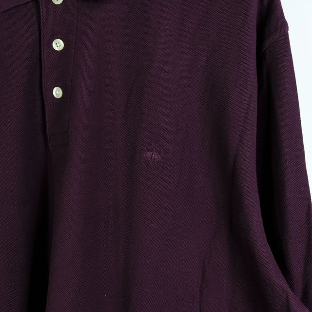 Brooks Brothers Polo Uomo Taglia 3XL Viola