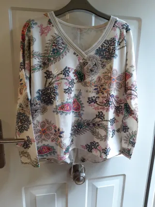 Camiseta Algodón Estampada Multicolor