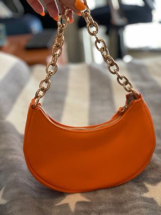 Bolso H&M naranja pequeño